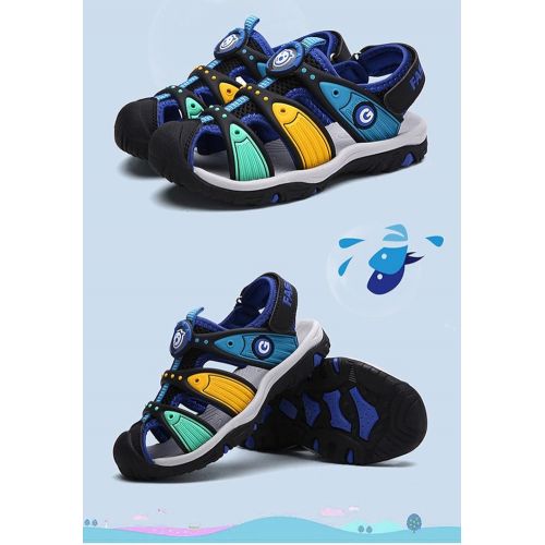  Puxel Leather Sports Toddler Kids Sandles Sandals for Boys