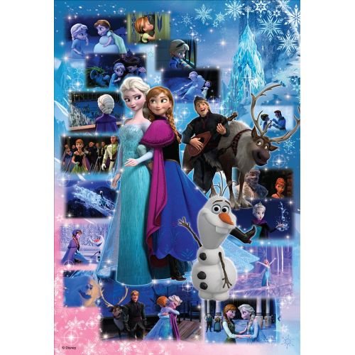  Puzzles 500 Piece Disney Stained Art Frozen Princess Story (25x36cm)