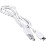 PwrOn 5ft White Micro USB Power Charging Cable Charger Cord Lead for Bang&Olufsen Beoplay H7 Headpone