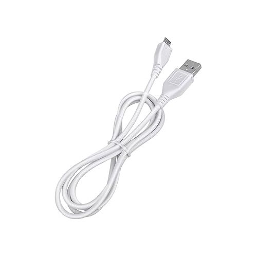  PwrOn 5ft White Micro USB Power Charging Cable Charger Cord Lead for Bang&Olufsen Beoplay H7 Headpone