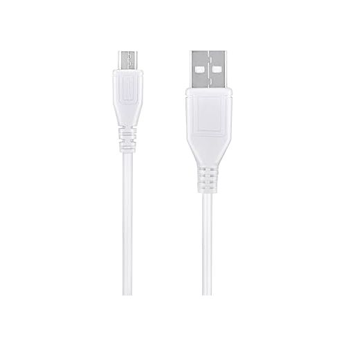  PwrOn 5ft White Micro USB Power Charging Cable Charger Cord Lead for Bang&Olufsen Beoplay H7 Headpone