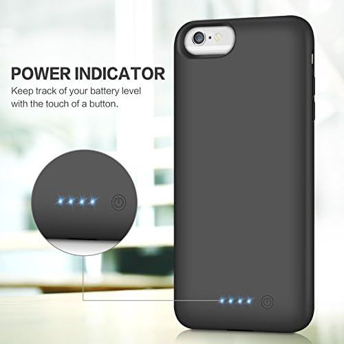  [아마존베스트]Pxwaxpy Battery Case for iPhone 6s Plus/6 Plus/7 Plus/8 Plus 8500mAh, Rechargeable Charging Case for iPhone 6Plus Extended Battery Pack Charger Apple 6s Plus Portable Power Bank Cover for