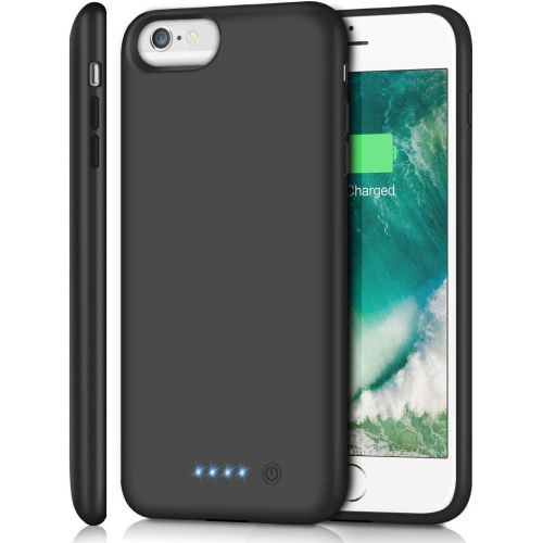  [아마존베스트]Pxwaxpy Battery Case for iPhone 6s Plus/6 Plus/7 Plus/8 Plus 8500mAh, Rechargeable Charging Case for iPhone 6Plus Extended Battery Pack Charger Apple 6s Plus Portable Power Bank Cover for