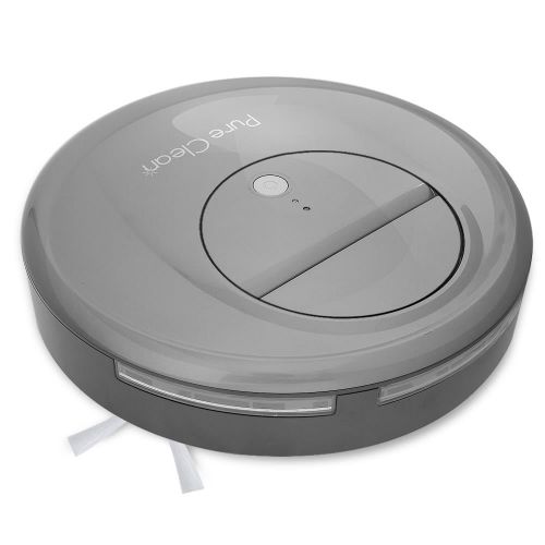  Pyle Upgraded Pure Clean Smart Robot Vacuum Sweeper Cleaner w Self-Navigated Automatic Robotic Floor Cleaning Ability in Selectable Mode - Built in rechrg Battery w LED Light