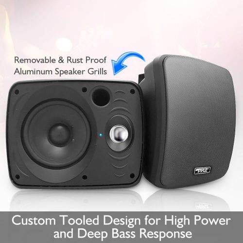  Pyle Home 6.5 IndoorOutdoor 800-Watt Bluetooth Speaker System