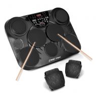 Pyle PTED01 - Electronic Table Digital Drum Kit Top w 7 Pad Digital Drum Kit