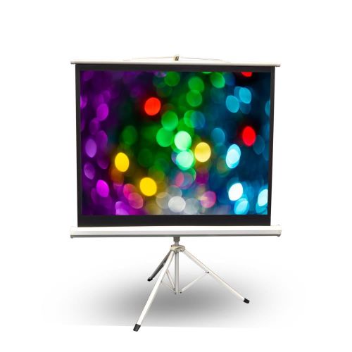  Pyle Home Floor-Standing Portable Tripod Projector Screen, 40