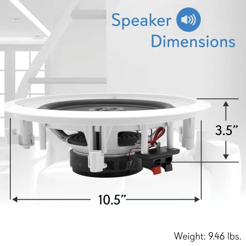  Pyle 8 Two-Way In-Ceiling Speaker System