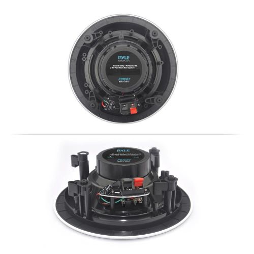  Pyle 6.5 BT Ceiling  Wall Speaker Kit, (4) Flush Mount 2-Way Home Speakers, 200 Watt (4 Speakers)