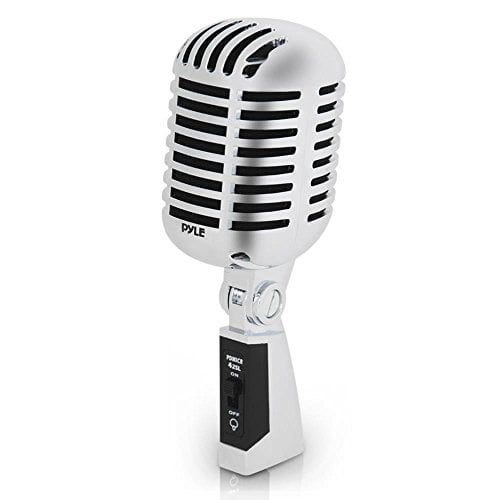  PylePro - PDMICR42SL - Classic Retro Vintage Style Dynamic Vocal Microphone