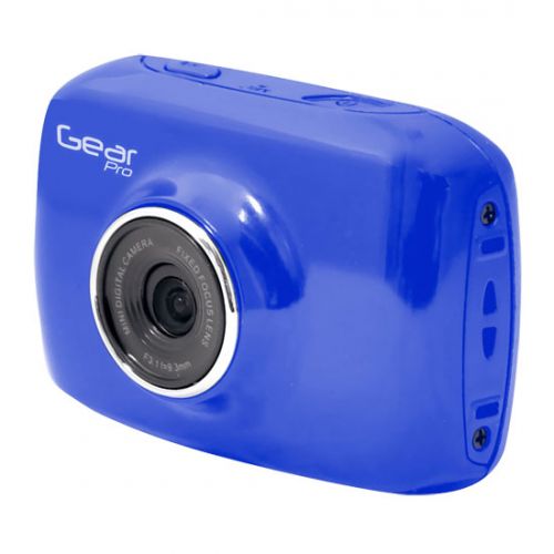  Pyle High-Definition Sport Action Camera, 720p Wide-Angle Camcorder With 2.0 Touch Screen SD Card Slot, USB Plug And Mic (Blue color)