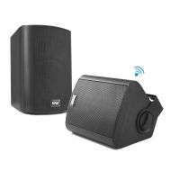[아마존베스트]Pyle PYLE PDWR52BTBK - Wall Mount Waterproof & Bluetooth 5.25 Indoor / Outdoor Speaker System, Black