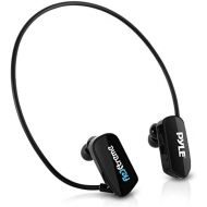 Pyle MP3 Player Bluetooth Headphone - Waterproof Swim IPX8 Flexible Wrap-Around Style Headphones Built-in Rechargeable Battery Bluetooth w/ 8GB Flash Memory & Replacement Earbuds -