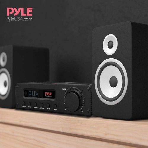  [아마존베스트]Wireless Bluetooth Home Audio Amplifier - 100W 5 Channel Home Theater Power Stereo Receiver, Surround Sound w/ HDMI, AUX, FM Antenna, Subwoofer Speaker Input, 12V Adapter - Pyle PF