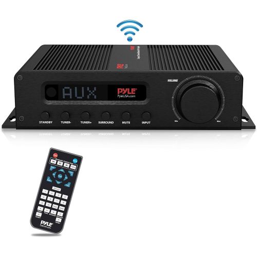  [아마존베스트]Wireless Bluetooth Home Audio Amplifier - 100W 5 Channel Home Theater Power Stereo Receiver, Surround Sound w/ HDMI, AUX, FM Antenna, Subwoofer Speaker Input, 12V Adapter - Pyle PF