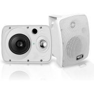 [아마존베스트]Outdoor Waterproof Wireless Bluetooth Speaker - 6.5 Inch Pair 2-Way Weatherproof Wall/Ceiling Mounted Dual Speakers w/Heavy Duty Grill, Universal Mount, Patio, Indoor Use - Pyle PD