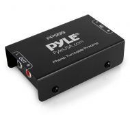 Pyle Phono Turntable Preamp - Mini Electronic Audio Stereo Phonograph Preamplifier with RCA Input, RCA Output & Low Noise Operation Powered by 12 Volt DC Adapter - PP999
