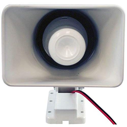  2) Pyle PHSP4 6 50 Watt Indoor/Outdoor Waterproof Home PA Horn Speaker - White