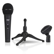 Pyle Upgraded USB Dynamic Studio Microphone - Recording Set W Table Tripod Mic Stand & 6.5’ Cable Plug & Play Home, Professional Studio Vocals & Instrument Audio - Great for Windows & M