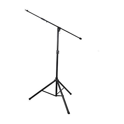  Pyle Strongest HIgh-Performance Adjustable Microphone Suspension Boom Stand | Tripod Mic Stand Mic Adapter & Clamp - Stage, Karaoke Studio, Durable Steel Easy Foldable Height from 51.0’