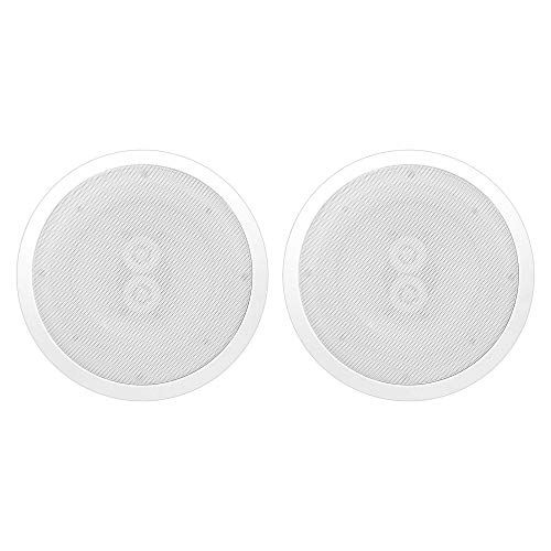  Pyle 5.25 Inch 200W Outdoor Ceiling Home Audio in-Wall Stereo Speaker (2 Pack)