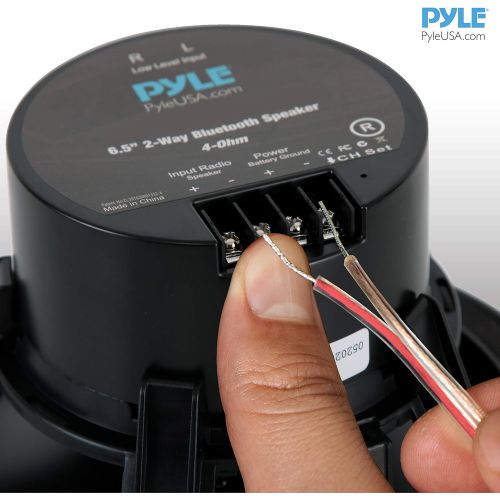  Speaker Zip Wire - 2 Tone Color Multi-Purpose 16 Gauge Audio Wire, 100 ft. Spool of Speaker Cable for Home Entertainment & Hi-Fi Systems - Pyle PSC16100