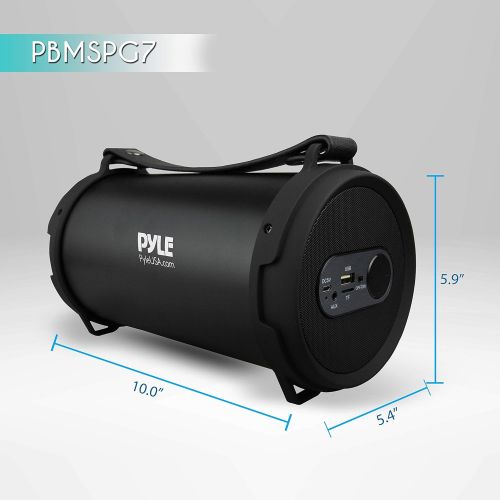  Portable Speaker, Boombox, Bluetooth Speakers, Rechargeable Battery, Surround Sound, Digital Sound Amplifier, USB/SD/FM Radio, Wireless Hi-Fi Active Stereo Speaker System in-Pyle P