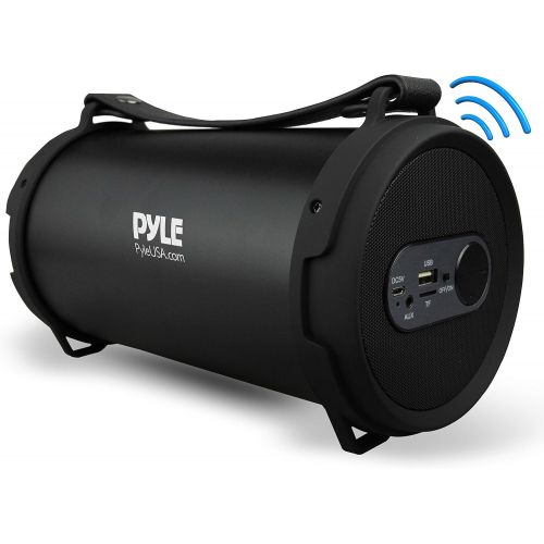  Portable Speaker, Boombox, Bluetooth Speakers, Rechargeable Battery, Surround Sound, Digital Sound Amplifier, USB/SD/FM Radio, Wireless Hi-Fi Active Stereo Speaker System in-Pyle P