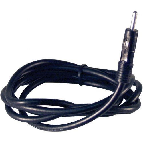  Universal Marine Radio Antenna Wire - 22 Inch Hydra Series Weather Resistant Braided Cable - Provides Excellent AM FM Radio Reception - Works on Land or at Sea - Pyle PLMRNT1