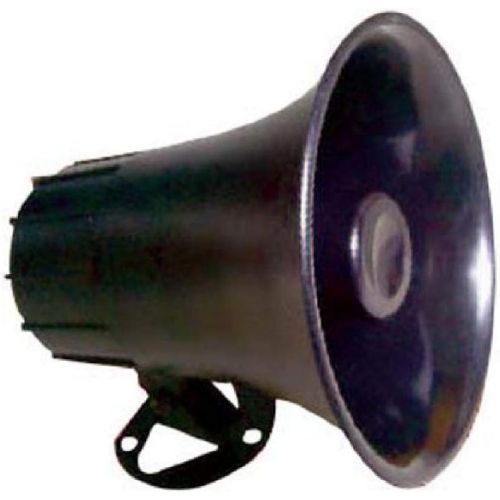  All-Weather Mono Trumpet Horn Speaker - 5” Portable PA Speaker with 8 Ohms Impedance & 25 Watts Peak Power - 180 Degree Swiveling Adjustable Bracket for Easy Maneuverability - Pyle