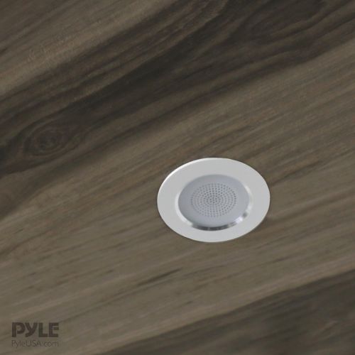  Pyle 4” Ceiling Wall Mount Speakers - Pair of 2-Way Full Range Sound Stereo Speaker Audio System Flush Design w/ Aluminum Alloy Frame Housing 60Hz - 20kHz Frequency Response & 160 Watts