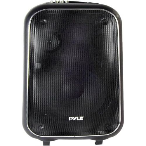  Pyle Wireless Portable PA Speaker System - 400 W Battery Powered Rechargeable Sound Stereo Speaker and Microphone Set with Bluetooth MP3 USB Micro SD FM Radio AUX - For Outdoor DJ Party