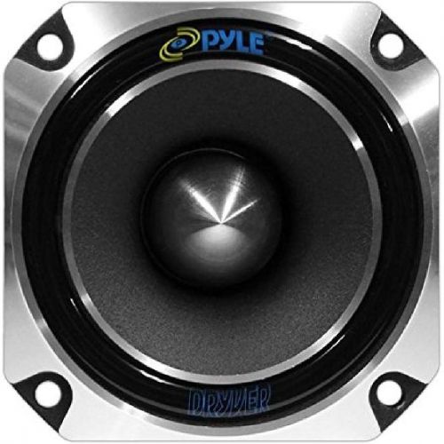  Pyle 1 Car Audio Speaker Tweeter - 300 Watt High Power 1 Inch Super Titanium Tweeter System with Die Cast Aluminum Frame, 2kHz - 20 kHz Frequency, 104 dB, 4-8 Ohm, Heavy Duty 30 oz Magn