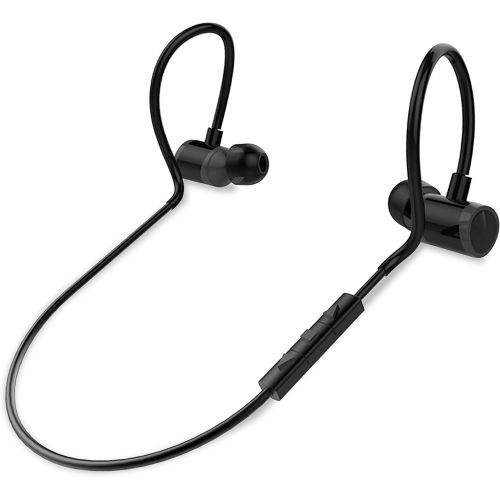  Pyle in Ear Wireless Bluetooth Headphones - Waterproof Black Cordless Sports Earbuds Headset Earphones, Ear Buds Wireless Headphones w/Microphone for Audio Video Running Gym Workout Gam