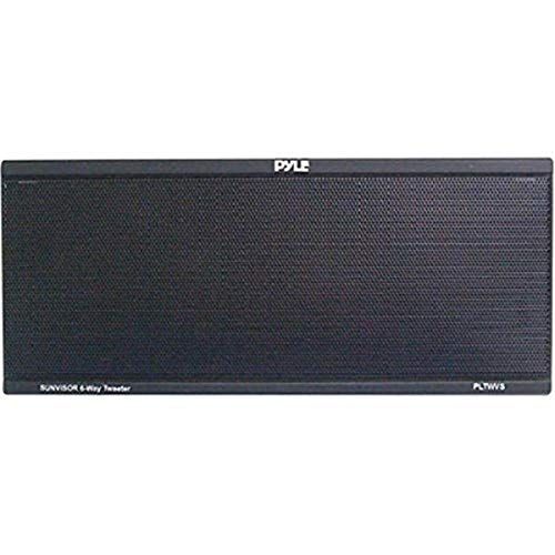  Pyle 6 Way Car Stereo Speaker - Dual 200 Watt High Powered Loud Sound Speakers System with 60mm Piezo Midrange, 40mm Audio Tweeter, 4 Ohm, 2.5 kHz-20 kHz - Wire, Sun Visor Mount Strap -