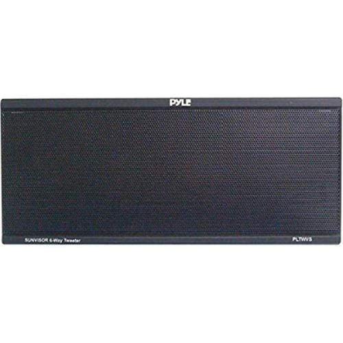  Pyle 6 Way Car Stereo Speaker - Dual 200 Watt High Powered Loud Sound Speakers System with 60mm Piezo Midrange, 40mm Audio Tweeter, 4 Ohm, 2.5 kHz-20 kHz - Wire, Sun Visor Mount Strap -