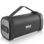 Pyle Wireless Portable Bluetooth Speaker-150 Watt Power Rugged Compact Audio Sound Box Stereo System with Rechargeable Battery, 3.5mm AUX Input Jack, FM Radio, Micro SD and USB Rea