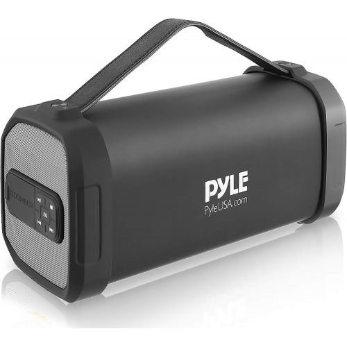  Pyle Wireless Portable Bluetooth Speaker-150 Watt Power Rugged Compact Audio Sound Box Stereo System with Rechargeable Battery, 3.5mm AUX Input Jack, FM Radio, Micro SD and USB Rea