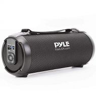 Pyle Wireless Portable Bluetooth Boombox Speaker - 100 Watt Rechargeable Boom Box Speaker Portable Music Barrel Loud Stereo System with AUX Input, MP3/USB/SD Port, Fm Radio, 2.5 Tweeter