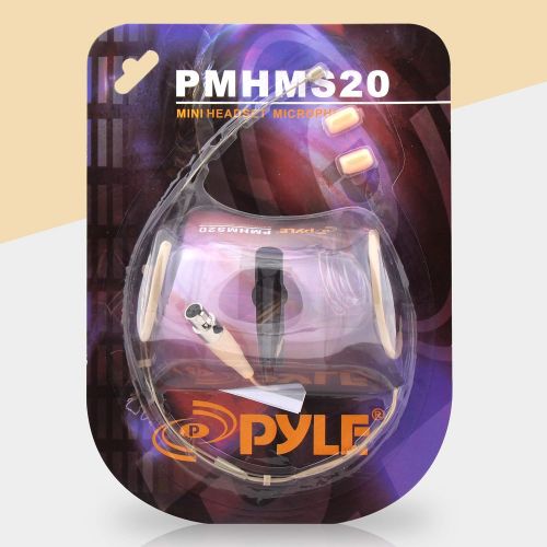  Double Over Ear Microphone Headset - fessional Hands Free Omnidirectional Wired Audio Boom Condenser Microphone Headset w/ 4 Pin Mini XLR, 1.2m Cable, and Windscreen - Pyle PMHMS20