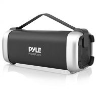 Pyle Wireless Portable Bluetooth Speaker - 200 Watt Power Rugged Compact Audio Sound Box Stereo System - Rechargeable Battery, 3.5mm AUX Input Jack, FM Radio, MP3, Micro SD and USB