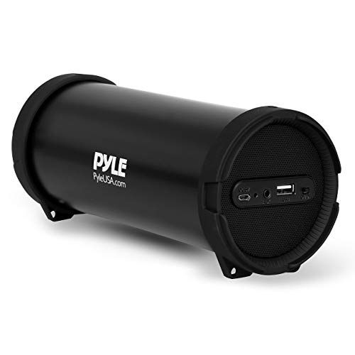  Pyle Surround Portable Boombox Wireless Home Speaker Stereo System, Built-in Rechargeable Battery, MP3/USB/FM Radio with Auto-Tuning, Aux Input Jack for External Audio. (PBMSPG6) B