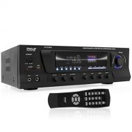 300W Digital Stereo Receiver System - AM/FM Qtz. Synthesized Tuner, USB/SD Card MP3 Player & Subwoofer Control, A/B Speaker, iPod/MP3 Input w/ Karaoke, Cable & Remote Sensor - Pyle