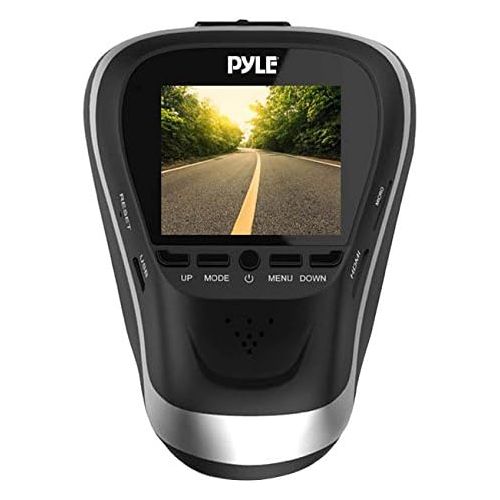  Pyle PLDVRCAM25 -1080p Dash Cam HD Dashboard Driving Camera for Cars and Vehicles with Night Vision - Discrete and Secure Window Mount - Snap Images and Record Video