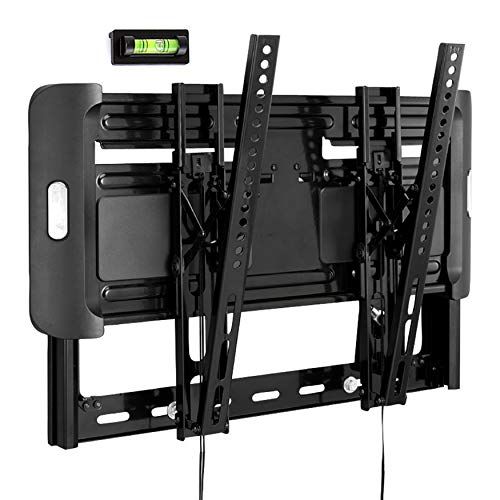  Pyle Universal Adjustable TV Wall Mount - Slim Quick Install VESA Mounting Bracket for TV Monitor, Mounts 32 to 47 Inch HDTV, LED, LCD, Plasma, Flat, Ultrawide Smart Television Up to 55