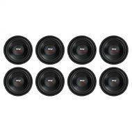 PYLE PLPW12D 12 1600W 4Ohm DVC Car Stereo Power Subwoofer Dual Coil (8 Pack)