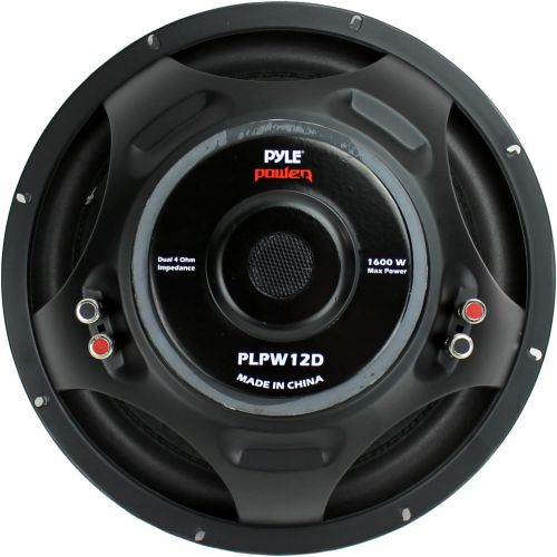  PYLE PLPW12D 12 1600W 4Ohm DVC Car Stereo Power Subwoofer Dual Coil (8 Pack)