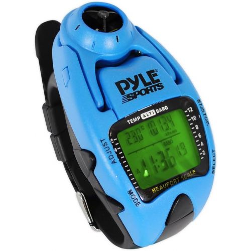  Pyle Digital Multifunction Sports Wrist Watch - Waterproof Smart Fit Classic Men Women Sport Sailing Hiking Fitness Gear Tracker w/ Altimeter, Barometer, Compass, Timer, Chronograph - P