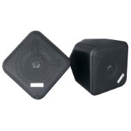 Pyle Home PDWP5BK - 5 Inchs Weatherproof Indoor/ Outdoor Full Range Two-Way Speaker Enclosures (Black) (Pair)