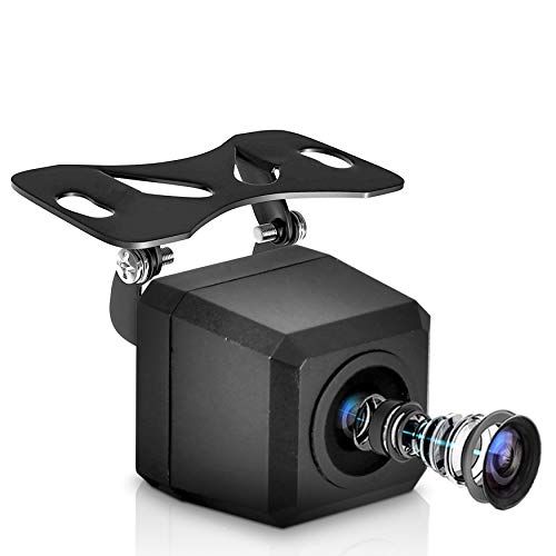  Pyle Universal Mount Front Rear Camera - Marine Grade Waterproof Built-in Distance Scale Lines Backup Parking/Reverse Assist Cam w/ Night Vision LED Lights 420 TVL Resolution & RCA Outp